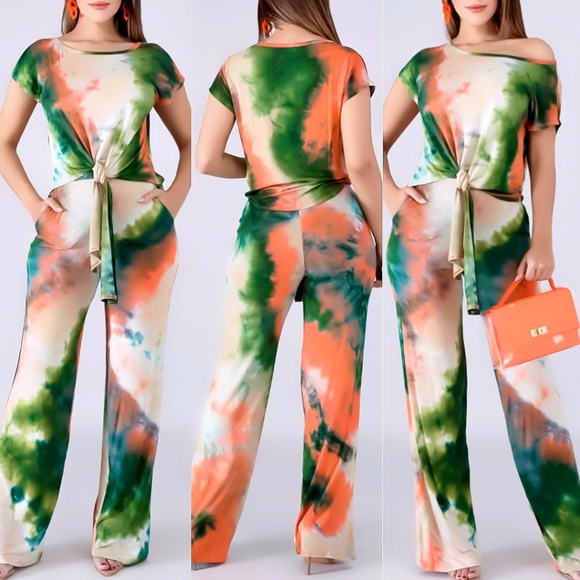 Stunning Two Piece Tye Dye Set - Picture 1 of 1